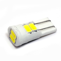 Автомобильная светодиодная лампа T10 - W5W - 6 SMD 5630 (2шт.)