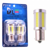 Светодиодная автомобильная лампа DLED 1156 - P21W 7 COB (2шт.)